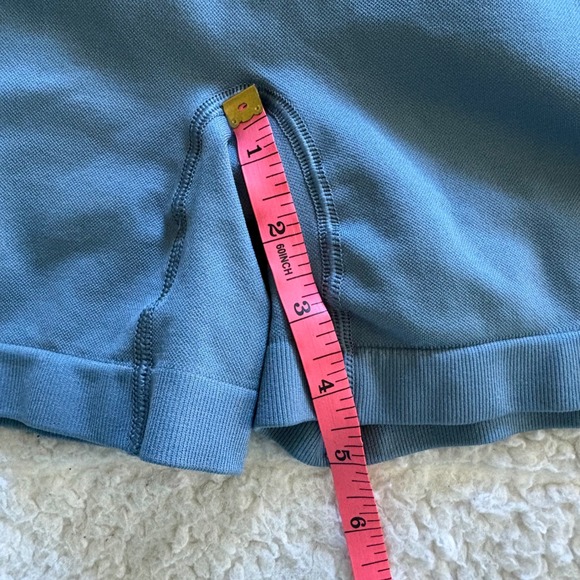 Gymshark Energy+ Seamless Shorts Blue Teal High Waisted Athletic Workout Small - Picture 5 of 6